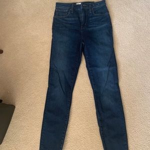 Madewell curvy high rise skinny jeans